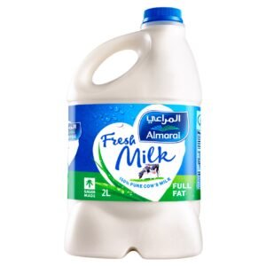 حليب طازج كامل الدسم المراعي، 2 لتر