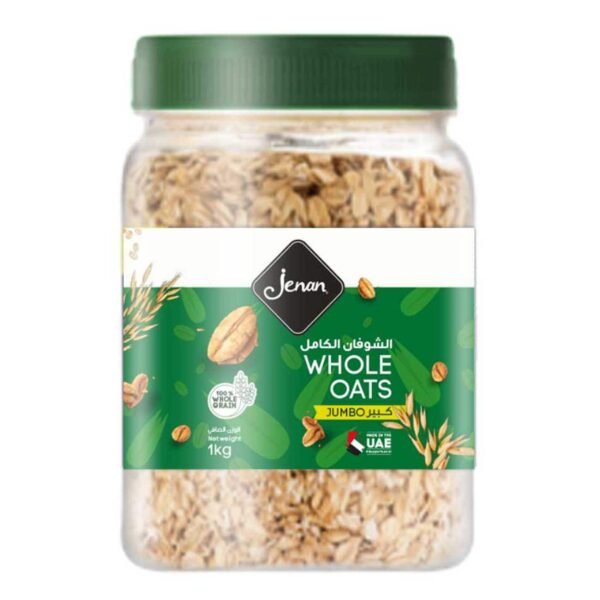 Jenan Jumbo Whole Oats Jar 1kg
