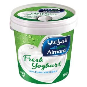 زبادي طازج كامل الدسم المراعي، 1 كجم